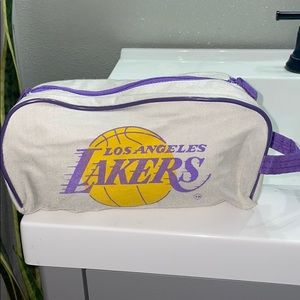 Vintage Lakers toiletry bag